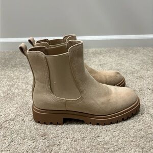 Old Navy Beige Ankle Boots